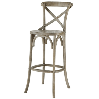 Gear Bar Stool in Gray