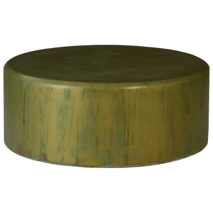 Button Coffee Table in Lichen Finish – Resin & Fiberglass