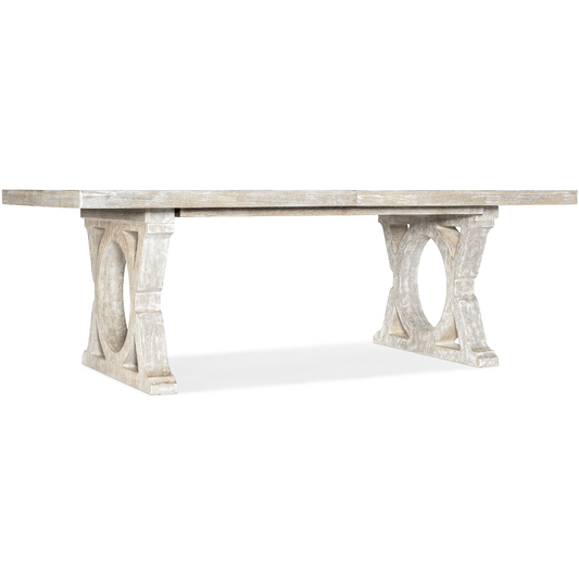 Serenity Topsail Rectangle Dining Table – Whitewashed Oak