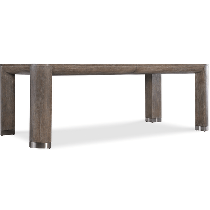 Modern Mood Dining Table in Mink with 24-Inch Leaf