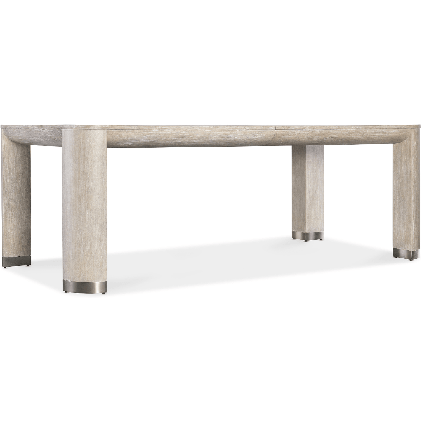 Modern Mood Leg Dining Table – Diamond Oak & Pewter Accents