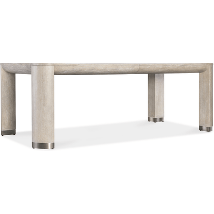 Modern Mood Leg Dining Table – Diamond Oak & Pewter Accents