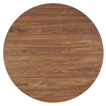 Gratify Round Dining Table in Walnut