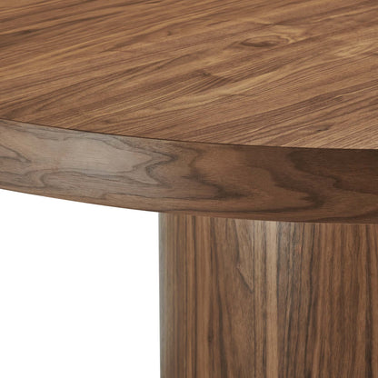Gratify Round Dining Table in Walnut
