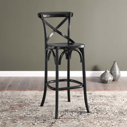 Gear Bar Stool in Black