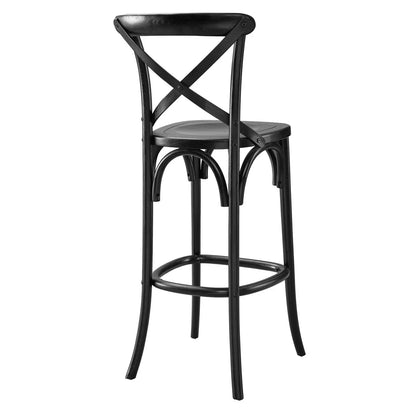 Gear Bar Stool in Black