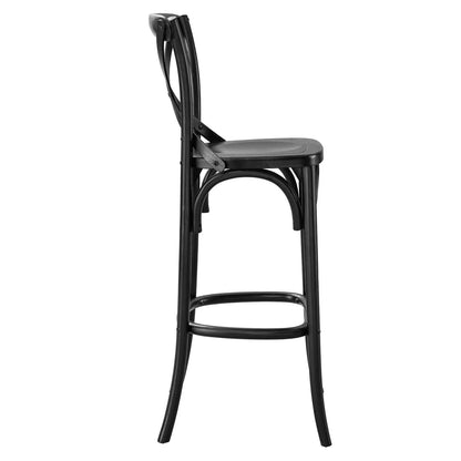 Gear Bar Stool in Black