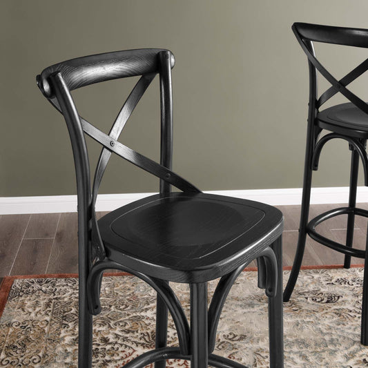 Gear Bar Stool in Black