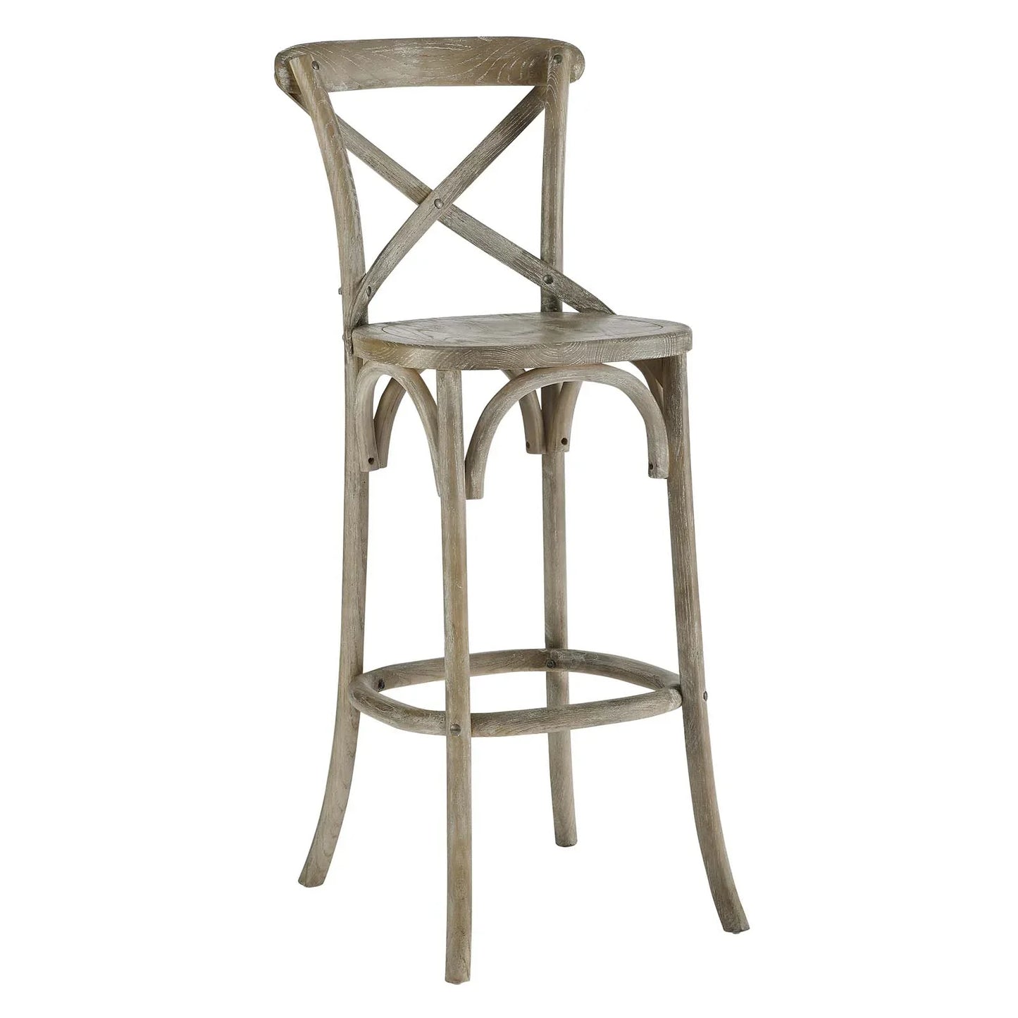 Gear Bar Stool in Gray