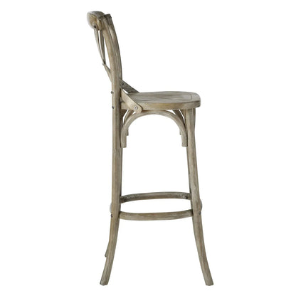 Gear Bar Stool in Gray