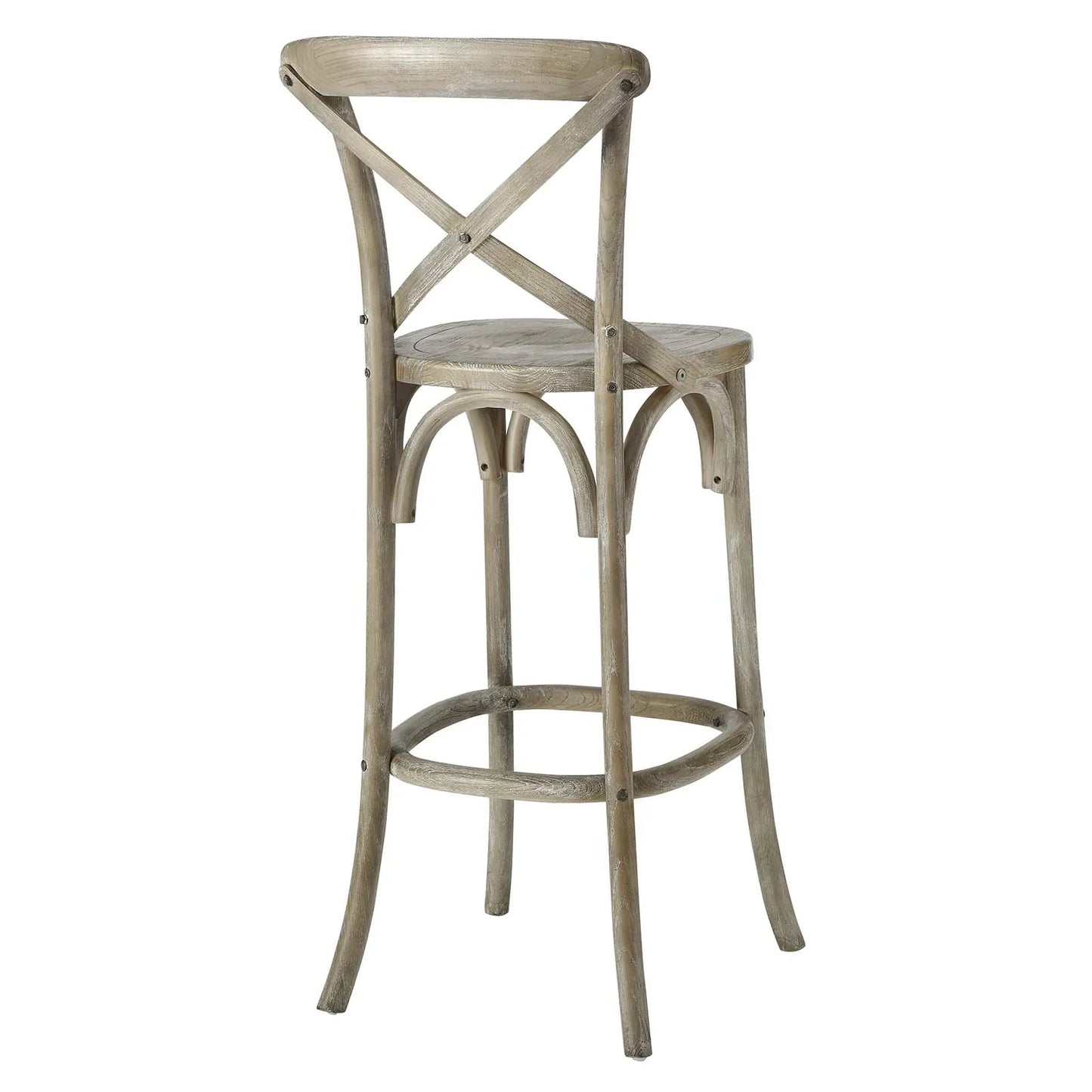 Gear Bar Stool in Gray