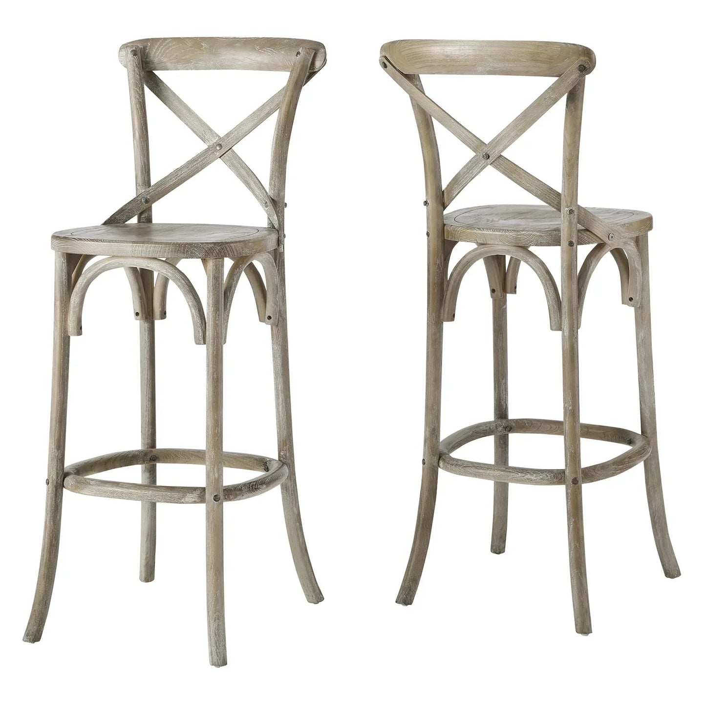 Gear Bar Stool in Gray