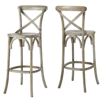 Gear Bar Stool in Gray