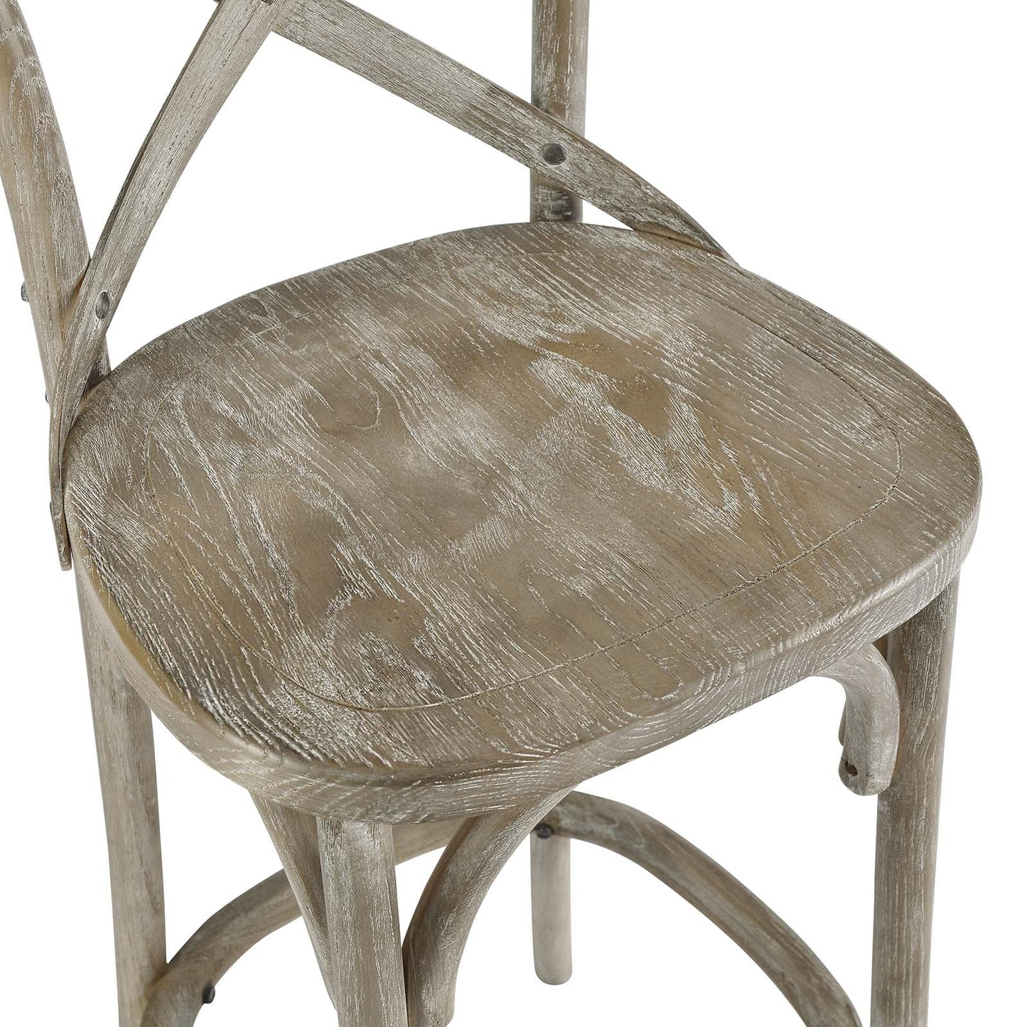 Gear Bar Stool in Gray