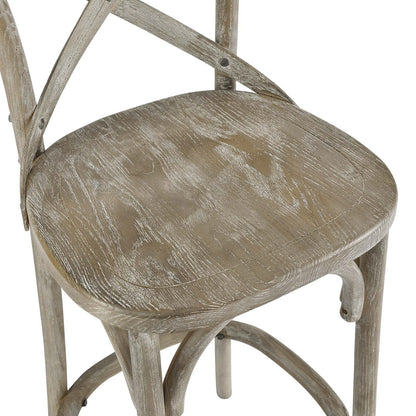 Gear Bar Stool in Gray