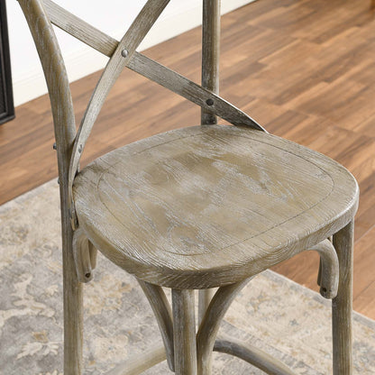 Gear Bar Stool in Gray