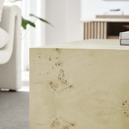 Cosmos Coffee Table in Bleached Burl