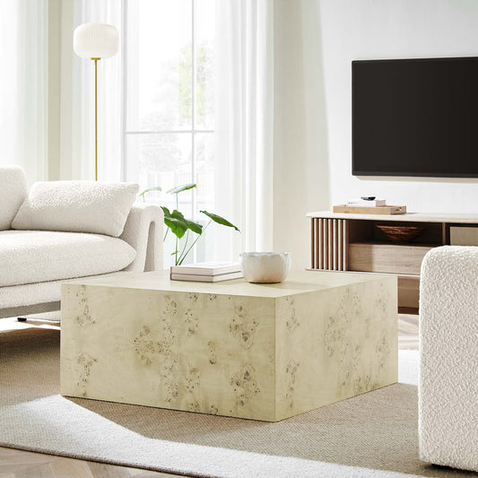 Cosmos Coffee Table in Bleached Burl