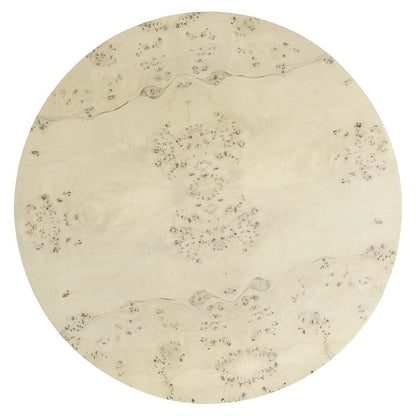 Cosmos Round Coffee Table in Bleached Burl