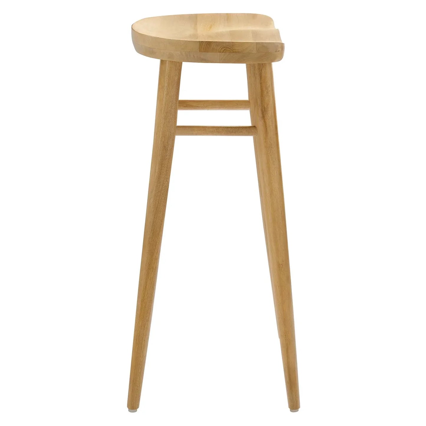 Saville Set of 2 Backless Bar Stools in Oak