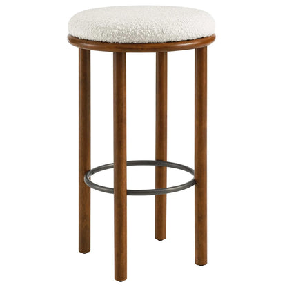 Fable Set of 2 Boucle Fabric Bar Stools