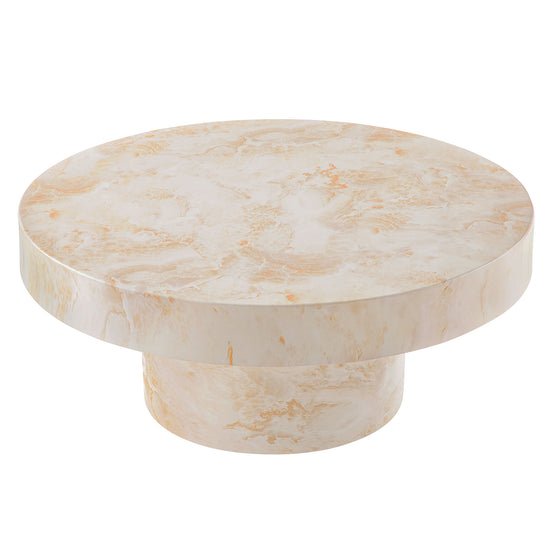 Alora Coffee Table in Honey Onyx