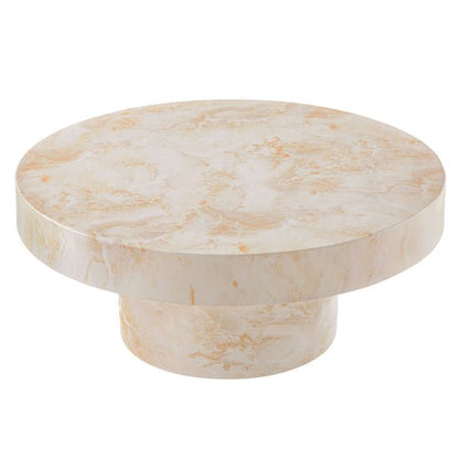 Alora Coffee Table in Honey Onyx