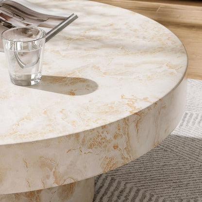 Alora Coffee Table in Honey Onyx