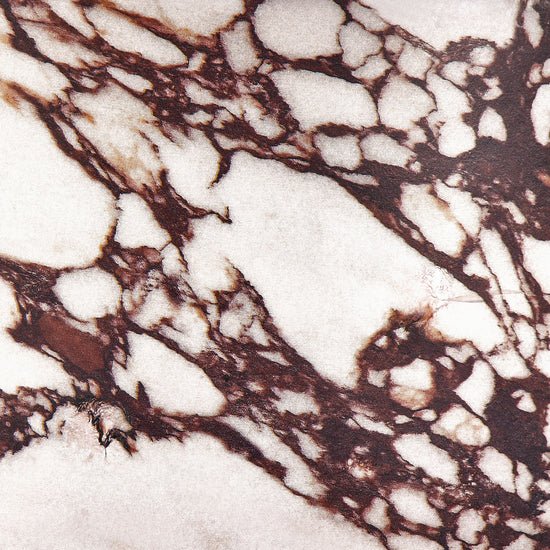 Alora Round Concrete Coffee Table – Faux Red Marble Finish