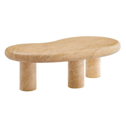 Elowen Faux Travertine Coffee Table