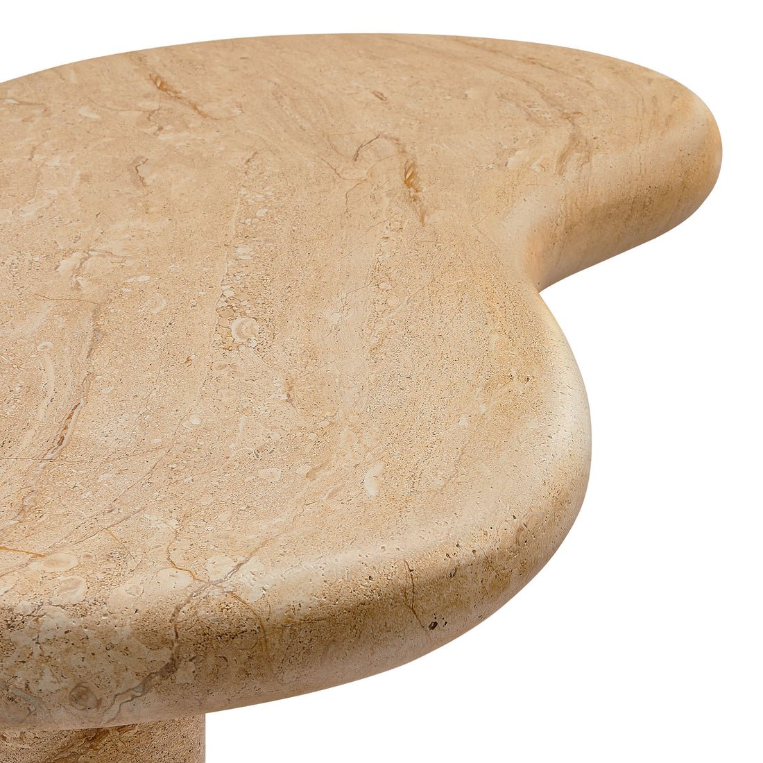 Elowen Faux Travertine Coffee Table
