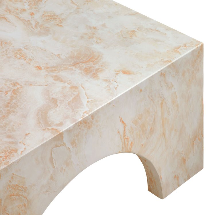 Valen Coffee Table in Honey Onyx