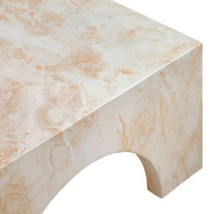 Valen Coffee Table in Honey Onyx
