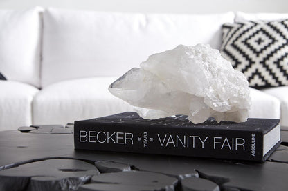 Teak Chunk Round Coffee Table – 36″ Black Reclaimed Wood