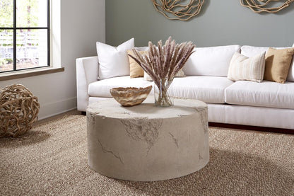 Roman Stone Formation Coffee Table – Resin & Stone Design