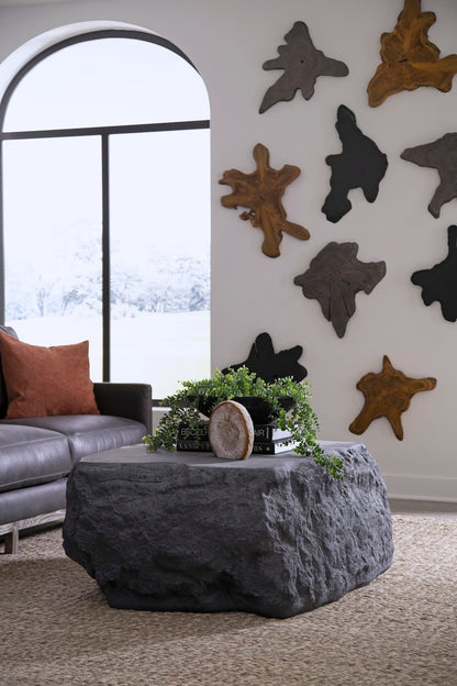 Quarry Coffee Table in Charcoal Stone