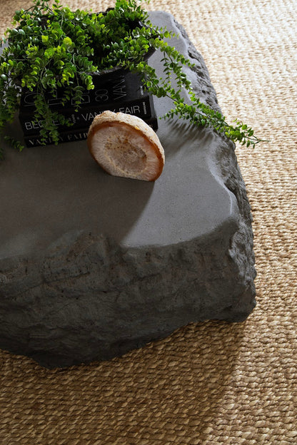 Quarry Coffee Table in Charcoal Stone