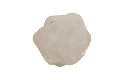 Log Roman Stone Coffee Table – 42″ Nature-Inspired Design