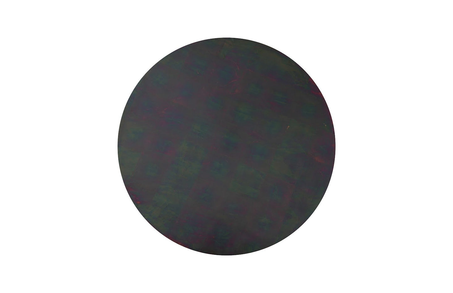 Patina Drum Coffee Table – Resin with Acid Washed Copper