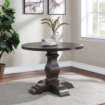 Jasmyn Round Wood Dining Table