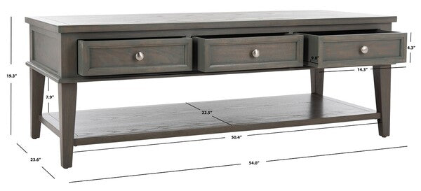 Manelin Coffee Table in Ash Grey