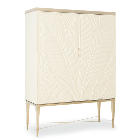 Palms Up Bar Cabinet