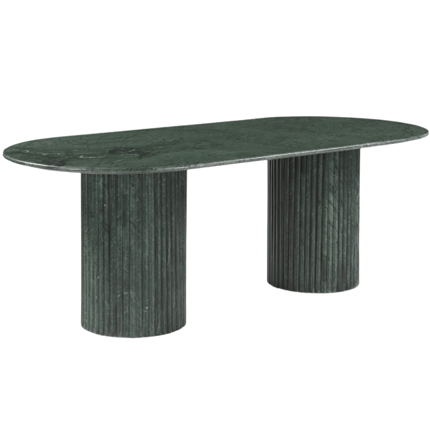 Messina Marble Dining Table in Green
