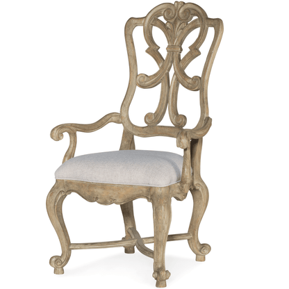 Castella Wood Back Arm Chair