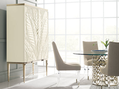 Palms Up Bar Cabinet