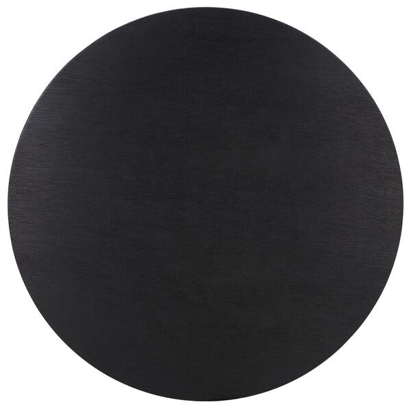 Alecto Round Coffee Table in Black
