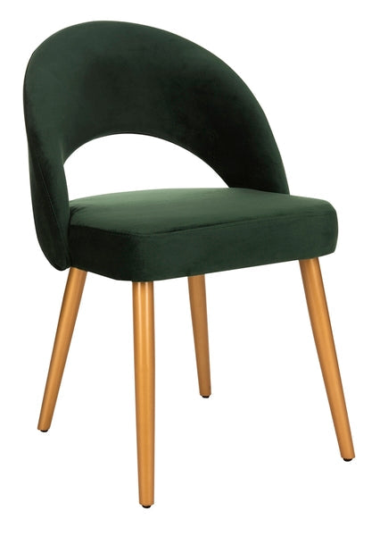 Giani Set of 2 Retro Dining Chair in Green
