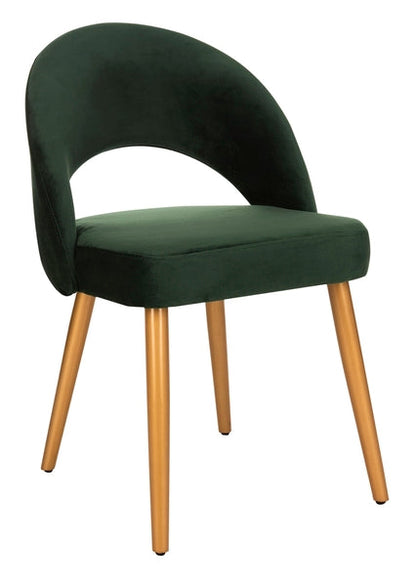 Giani Set of 2 Retro Dining Chair in Green