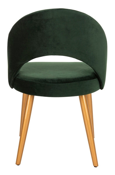 Giani Set of 2 Retro Dining Chair in Green