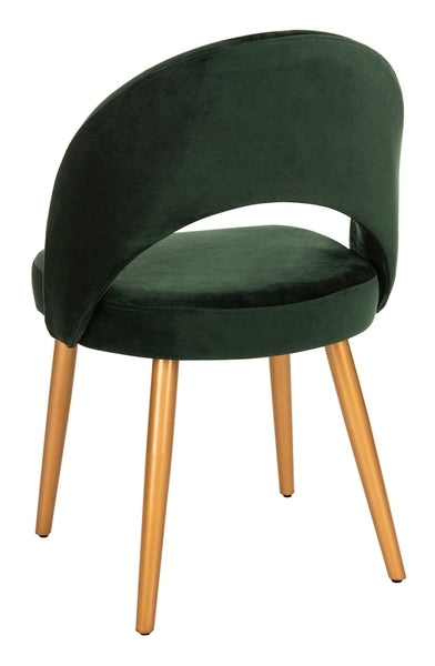 Giani Set of 2 Retro Dining Chair in Green